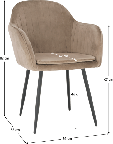 Designové křeslo, šedohnědá Taupe Velvet látka, ZIRKON