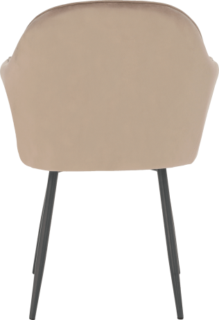Designové křeslo, šedohnědá Taupe Velvet látka, ZIRKON
