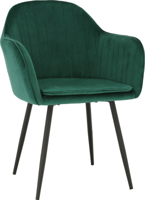 Designové křeslo, smaragdová Velvet látka, ZIRKON