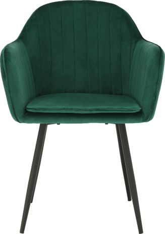 Designové křeslo, smaragdová Velvet látka, ZIRKON