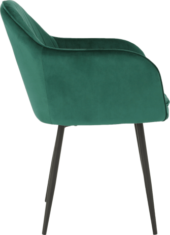 Designové křeslo, smaragdová Velvet látka, ZIRKON