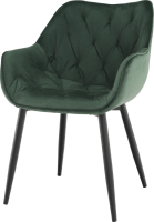 Designové křeslo, zelená Velvet  látka, FEDRIS