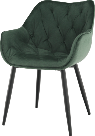 Designové křeslo, zelená Velvet  látka, FEDRIS