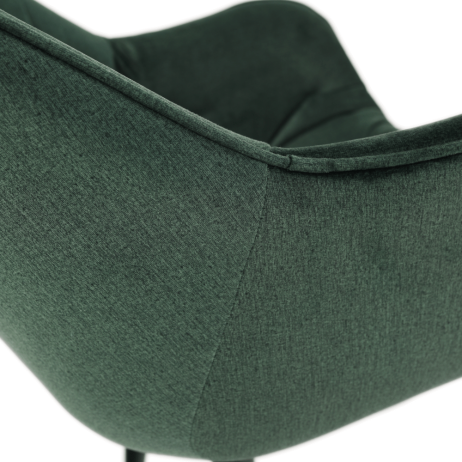 Designové křeslo, zelená Velvet  látka, FEDRIS