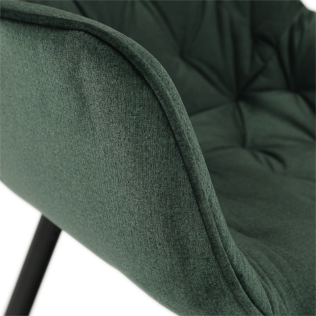 Designové křeslo, zelená Velvet  látka, FEDRIS