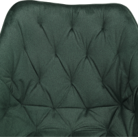 Designové křeslo, zelená Velvet  látka, FEDRIS