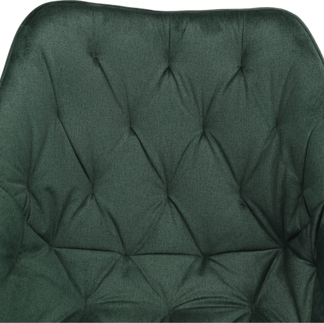 Designové křeslo, zelená Velvet  látka, FEDRIS