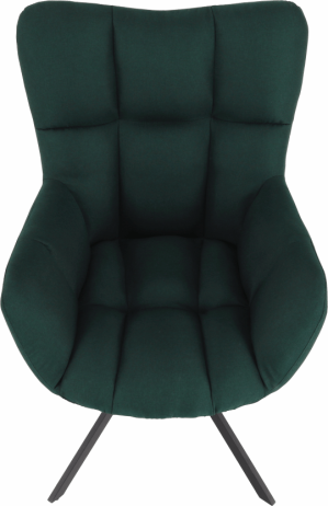 Designové otočné křeslo KOMODO, zelená/černá, látka
