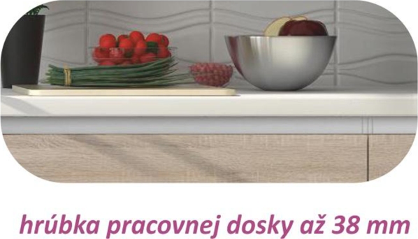 Dolní skříňka LINE D40, dub sonoma