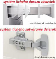 Dolní skříňka LINE D40, dub sonoma