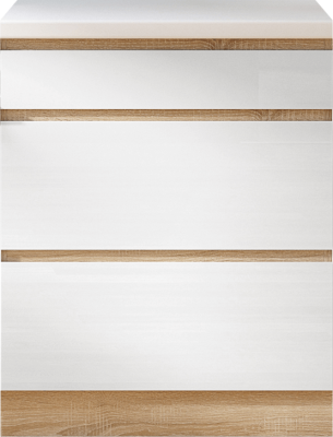 Dolní skříňka dolní LINE WHITE, bílý vysoký lesk HG