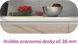 Zásuvková dolní skříňka LINE D80, dub sonoma