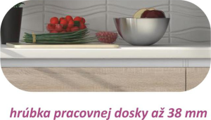 Dolní dřezová skříňka LINE D80ZL, dub sonoma