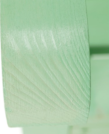 Dřevěná zahradní lavička FABLA, neo mint, 124 cm