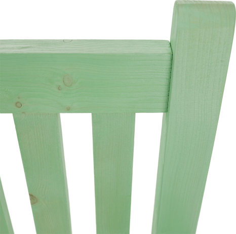 Dřevěná zahradní lavička KOLNA, neo mint, 150 cm