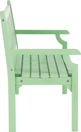Dřevěná zahradní lavička KOLNA, neo mint, 150 cm