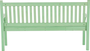 Dřevěná zahradní lavička KOLNA, neo mint, 150 cm
