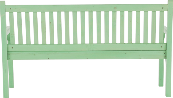 Dřevěná zahradní lavička KOLNA, neo mint, 150 cm