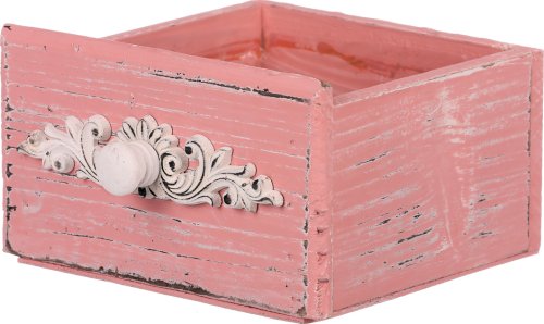 Dřevěný obal na květiny AB2165-PINK