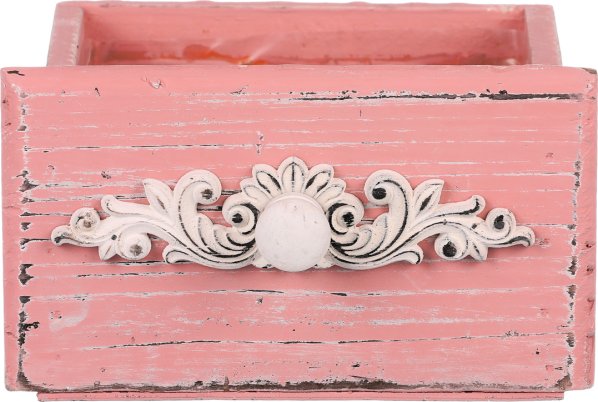 Dřevěný obal na květiny AB2165-PINK