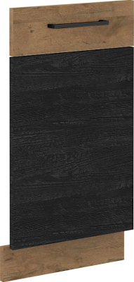 Dvířka VEGA ZM 713x446 na vestavnou myčku nádobí, šedá matná