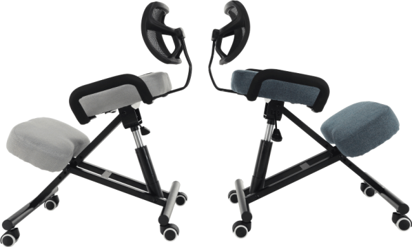 Ergonomický klekosed RUFUS, šedohnědá taupe/černá