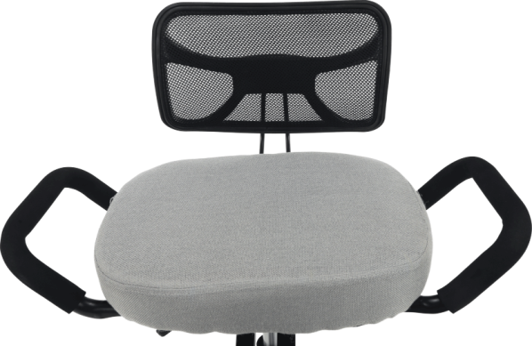 Ergonomický klekosed RUFUS, šedohnědá taupe/černá