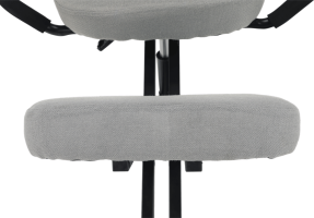 Ergonomický klekosed RUFUS, šedohnědá taupe/černá