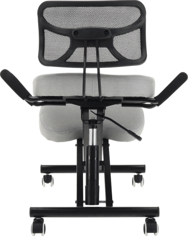 Ergonomický klekosed RUFUS, šedohnědá taupe/černá