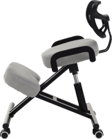 Ergonomický klekosed RUFUS, šedohnědá taupe/černá