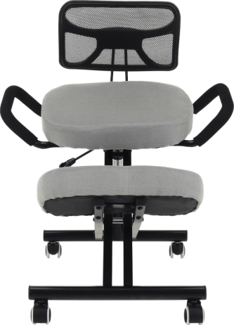 Ergonomický klekosed RUFUS, šedohnědá taupe/černá