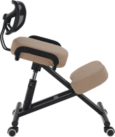 Ergonomická klekačka, béžová/černá, RUFUS