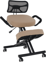Ergonomická klekačka, béžová/černá, RUFUS