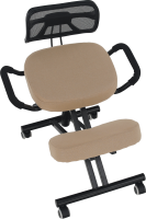 Ergonomická klekačka, béžová/černá, RUFUS