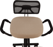 Ergonomická klekačka, béžová/černá, RUFUS