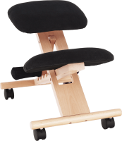 Ergonomická klekačka GROCO, černá/buk