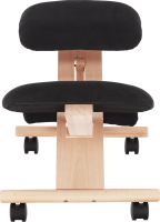 Ergonomická klekačka GROCO, černá/buk
