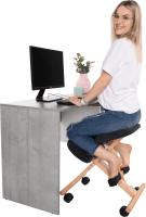 Ergonomická klekačka GROCO, černá/buk