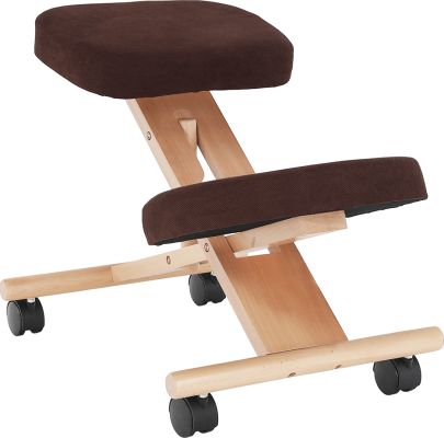 Ergonomická klekačka FLONET, hnědá/buk
