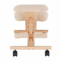Ergonomická klekačka GROCO, krémová/buk