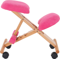 Ergonomická klekačka, růžová / buk, GROCO