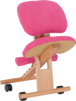 Ergonomická klekačka, růžová / buk, GROCO