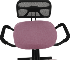 Ergonomická klekačka, růžová/černá, RUFUS