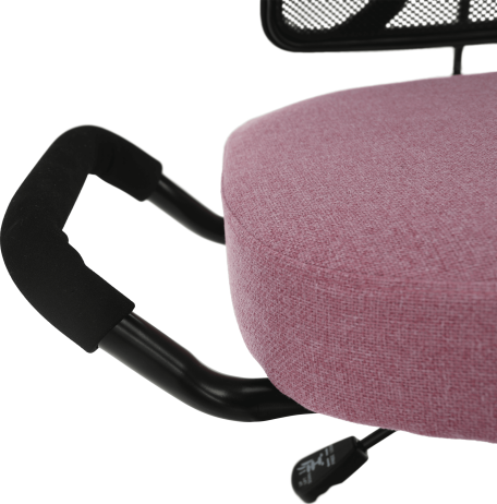 Ergonomická klekačka, růžová/černá, RUFUS