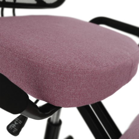 Ergonomická klekačka, růžová/černá, RUFUS