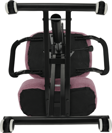 Ergonomická klekačka, růžová/černá, RUFUS