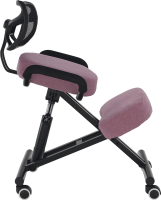 Ergonomická klekačka, růžová/černá, RUFUS