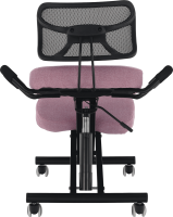Ergonomická klekačka, růžová/černá, RUFUS