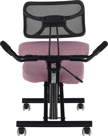 Ergonomická klekačka, růžová/černá, RUFUS
