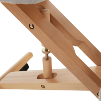 Ergonomická klekačka FLONET, šedohnědá taupe/buk